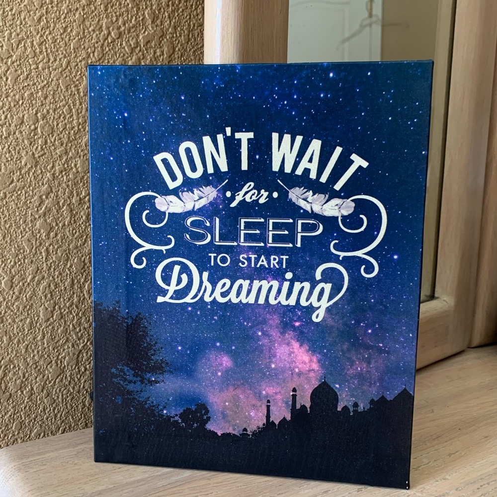 Canvas Art w/ Quote